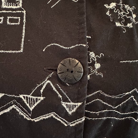 CHICO's ADDITIONS Lightweight Embroidered Jacket - Large - Picture 4 of 9